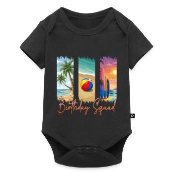 Birthday Squad Beach Summer Cruise - Baby Premium short-sleeve bodysuit - black - Front