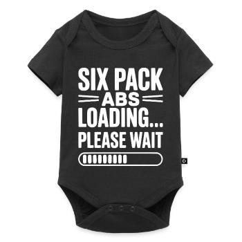 Chargement des abdominaux en pack... Veuillez patienter - Body à manches courtes Premium Bébé - noir - Devant