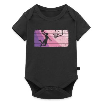 Basketball Girls Basketball Women - Baby Premium short-sleeve bodysuit - black - Front