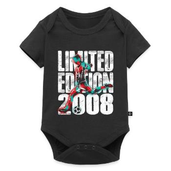 Édition limitée anniversaire du football 2008 - Body à manches courtes Premium Bébé - noir - Devant