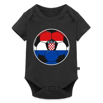 Football - Team Croatia - Baby Premium short-sleeve bodysuit - black - Front