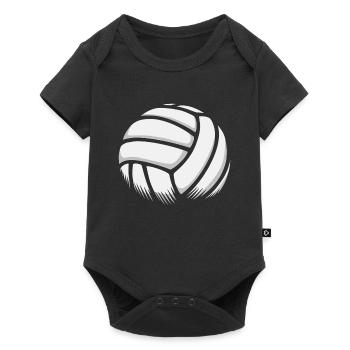 Volley-balle de plage Volley-ball - Body à manches courtes Premium Bébé - noir - Devant
