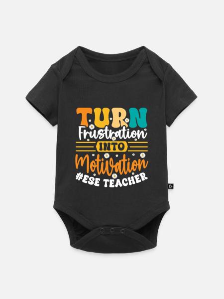 Geschenke für ESE-Lehrer - Baby Premium Kurzarmbody - Schwarz