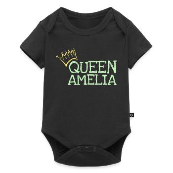 Amelia - Body à manches courtes Premium Bébé - noir - Devant
