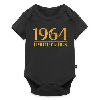 1964 Birthday Vintage Limited Edition - Baby Premium short-sleeve bodysuit - black - Front