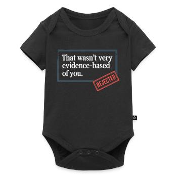That Wasn't Evidence-Based Medicine Lab Nerd Doctor - Baby Premium short-sleeve bodysuit - black - Front