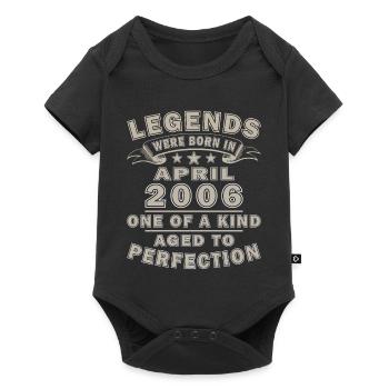 Legends from April 2006 - Baby Premium short-sleeve bodysuit - black - Front
