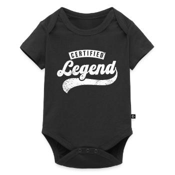 Certified Legend - Baby Premium short-sleeve bodysuit - black - Front