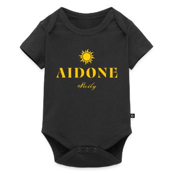 Aidone Sicily Sun  - Baby Premium short-sleeve bodysuit - black - Front