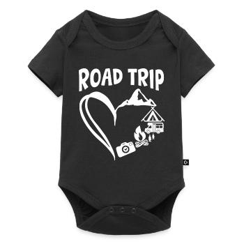 Camping Scouts Mountain Hiking Road Trip Campers - Baby Premium short-sleeve bodysuit - black - Front