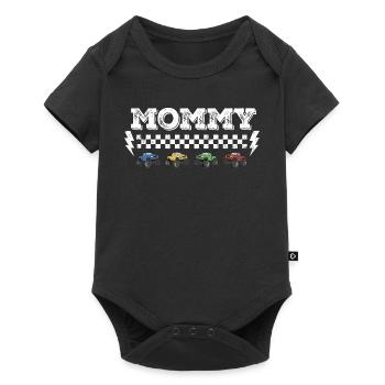Conception de l’écrou tout-terrain de maman Monster Truck - Body à manches courtes Premium Bébé - noir - Devant