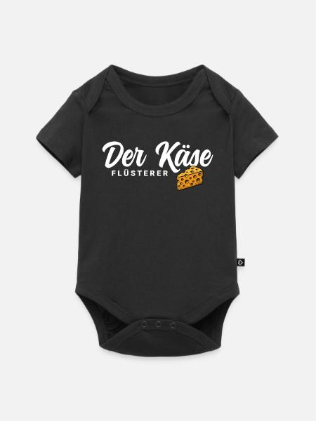 Der Käse Flüsterer - Baby Premium Kurzarmbody - Schwarz