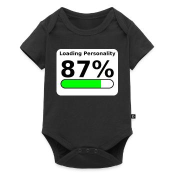 Loading Personality 87% – Nerdy Statement Tee - Baby Premium Kurzarmbody - Schwarz - Vorne