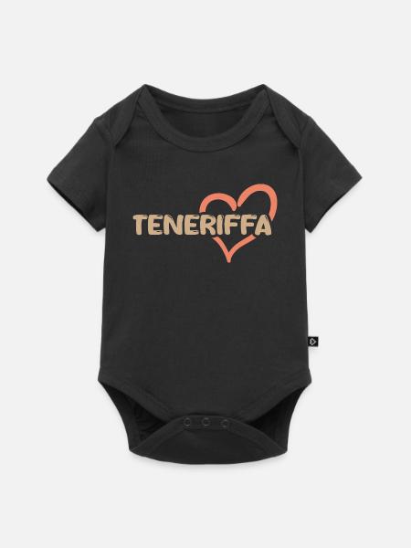 Urlaub Teneriffa - Baby Premium Kurzarmbody - Schwarz