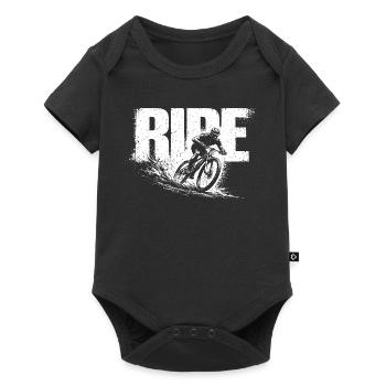 Cadeau de VTT Bike Mountain Shirt Ride Bike - Body à manches courtes Premium Bébé - noir - Devant