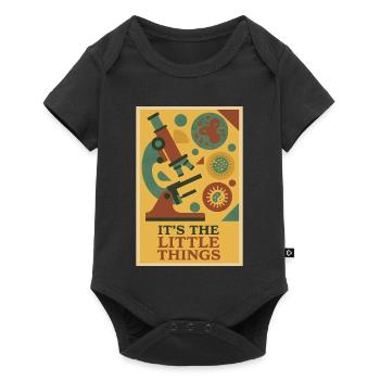 The Little Things | Microbiology Microscope - Baby Premium short-sleeve bodysuit - black - Front