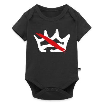 No King - Baby Premium short-sleeve bodysuit - black - Front