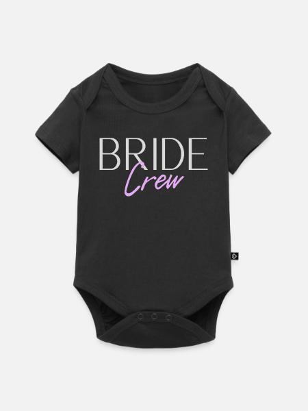 Bride Crew - Baby Premium Kurzarmbody - Schwarz