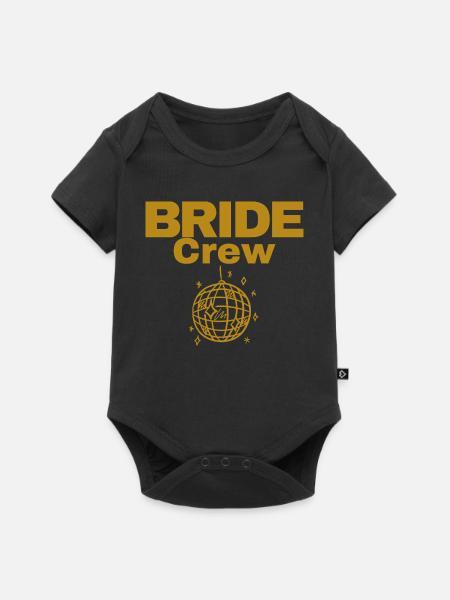 Bride Crew - Baby Premium Kurzarmbody - Schwarz