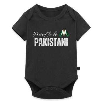Proud Pakistani, I love Pakistan - Baby Premium short-sleeve bodysuit - black - Front