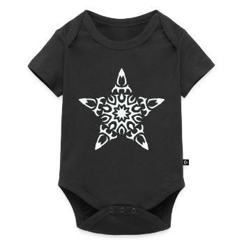 Star - Baby Premium short-sleeve bodysuit - black - Front