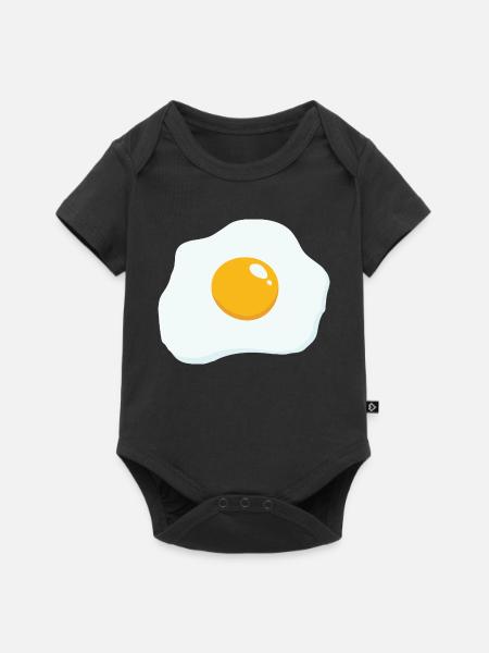 Sunny Side Up - Baby Premium Kurzarmbody - Schwarz