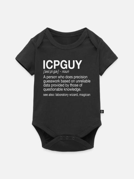 ICP-MS Guy Massenspektrometrie Plasma - Baby Premium Kurzarmbody - Schwarz