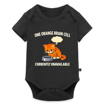 Orange Cat Chaos Funny Cat Orange Tabby Meme - Baby Premium short-sleeve bodysuit - black - Front