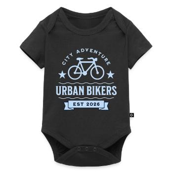 Urban Bikers geschaffen 2026 - Baby Premium Kurzarmbody - Schwarz - Vorne