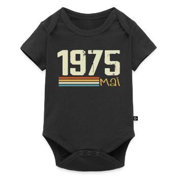Mai 1975 - Body à manches courtes Premium Bébé - noir - Devant