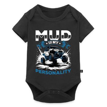 UTV Off Road 4 Wheeler Side by side - Baby Premium short-sleeve bodysuit - black - Front