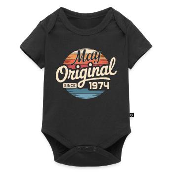 Legends since May 1974 – The original design - Baby Premium short-sleeve bodysuit - black - Front