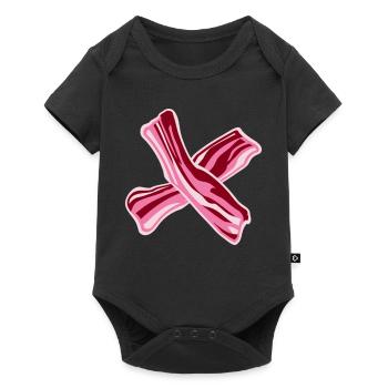 Bacon Bacon Food Funny Meat Foodie - Baby Premium short-sleeve bodysuit - black - Front