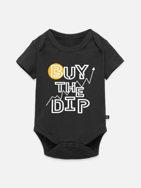 Buy the dip! - Baby Premium Kurzarmbody - Schwarz