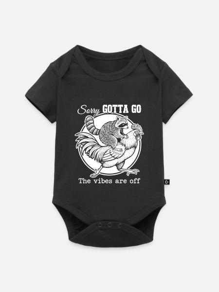 Gotta Eat Circle Emblem - Baby Premium Kurzarmbody - Schwarz