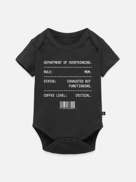 Abteilung Überdenken Kaffee Rettung - Baby Premium Kurzarmbody - Schwarz