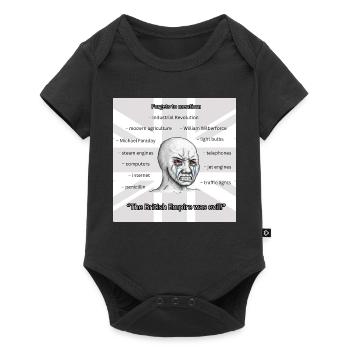 PROBRITAIN2 - Baby Premium short-sleeve bodysuit - black - Front