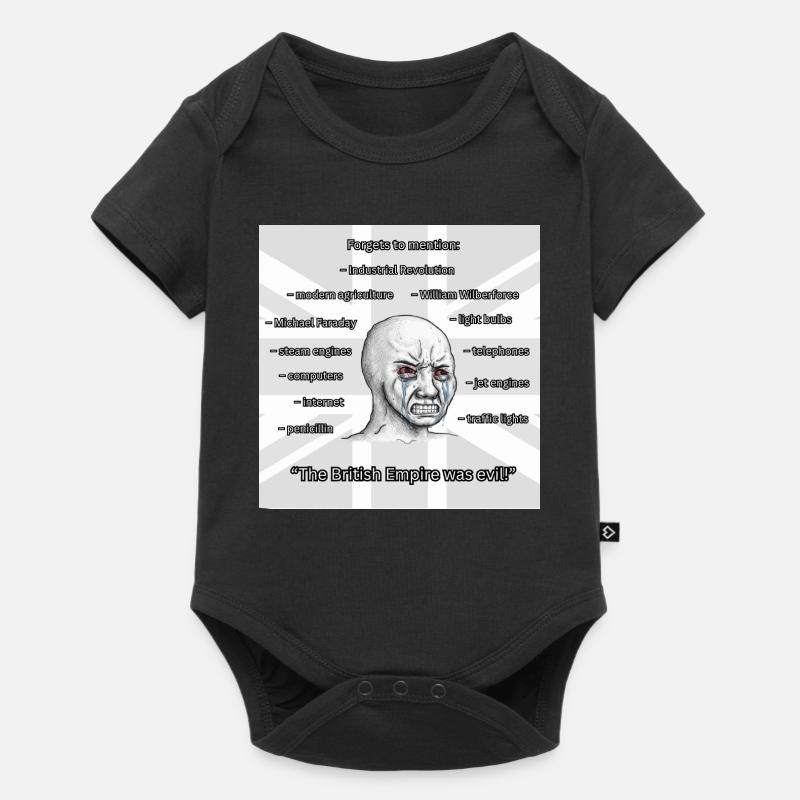 PROBRITAIN3 - Body à manches courtes Premium Bébé - noir