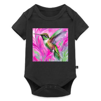 colibri - Body à manches courtes Premium Bébé - noir - Devant