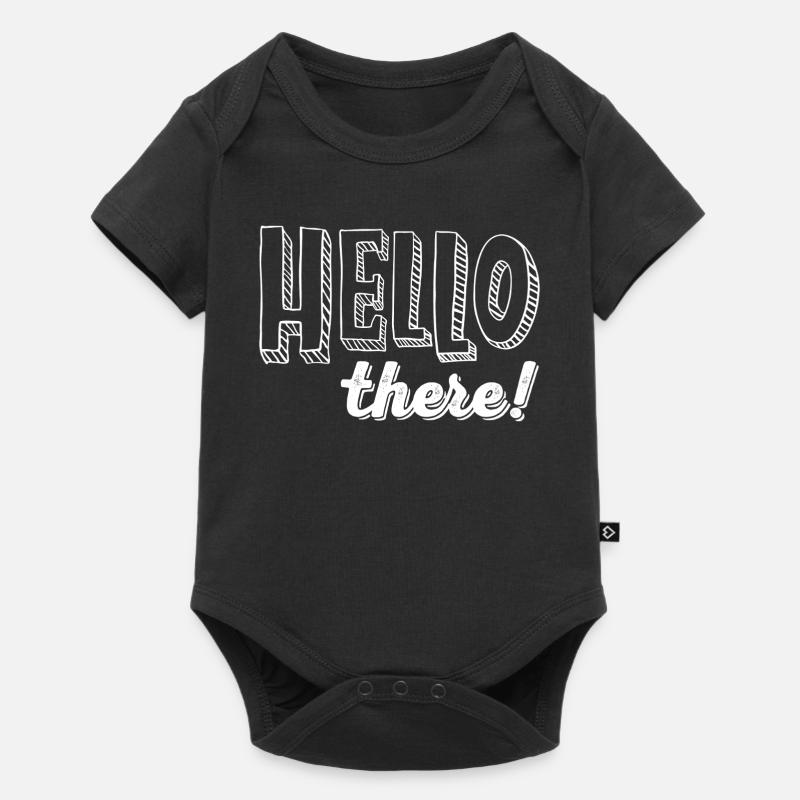 HELLO there! - Baby Premium short-sleeve bodysuit - black