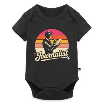 Journalist - Baby Premium short-sleeve bodysuit - black - Front