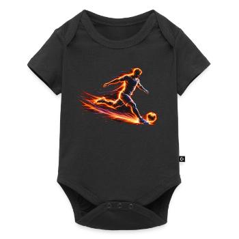 Soccer Player Energy Sport Design - Baby Premium short-sleeve bodysuit - black - Front