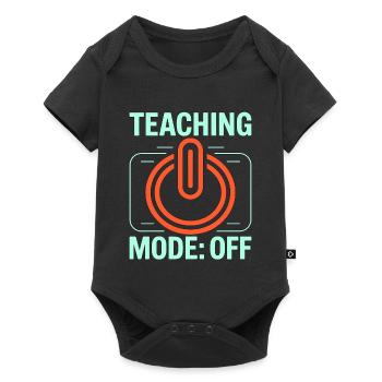 Retired Teacher Teaching Mode Off Former Teacher - Baby Premium short-sleeve bodysuit - black - Front