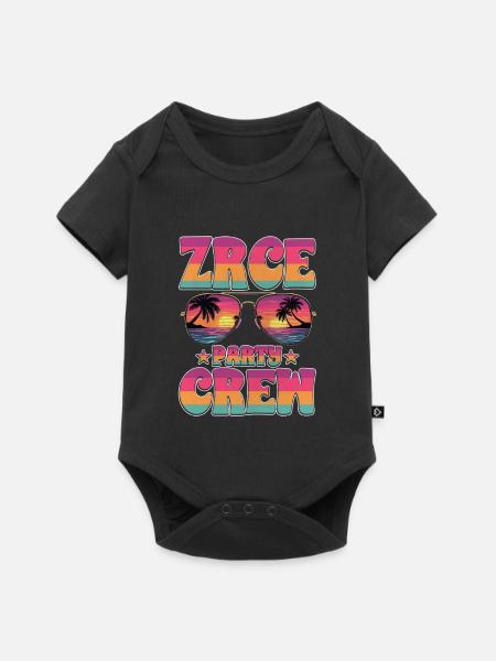 Zrce Party Party Crew - Baby Premium Kurzarmbody - Schwarz