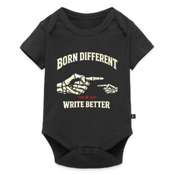 Born Different - Baby Premium short-sleeve bodysuit - black - Front