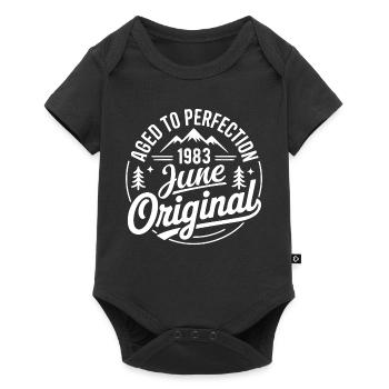 June 1983 – Legend of the Peaks and Mountains - Baby Premium short-sleeve bodysuit - black - Front