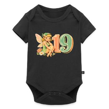 Elf Retro Promotional Print 19 – Pastel Aesthetic - Baby Premium short-sleeve bodysuit - black - Front