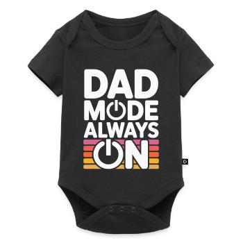 Dad Fashion Always On Funny Gift Idea Father - Baby Premium short-sleeve bodysuit - black - Front