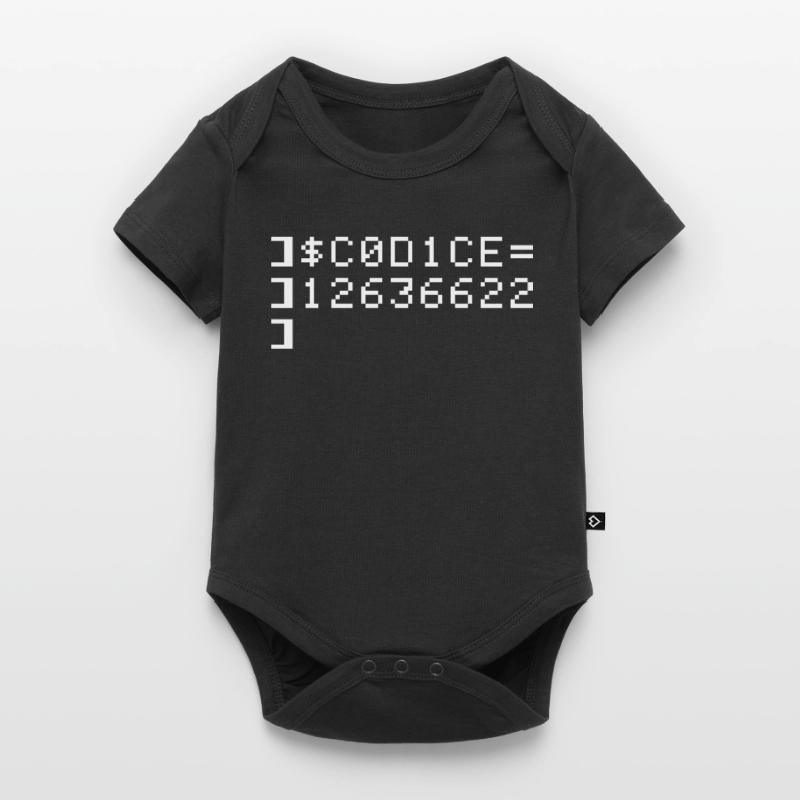 C0D1CE Codice 8-Bit Esadecimale Code Nerd Pix Baby Premium Kurzarmbody