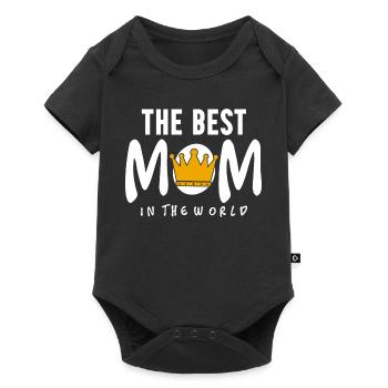 The Best Mom In The World Royal Crown Queen Art - Baby Premium short-sleeve bodysuit - black - Front